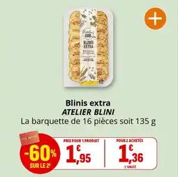 Coccinelle Supermarché Blinis extra atelier blini offre