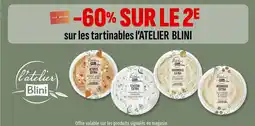 Coccinelle Supermarché Sur les tartinables l'atelier blini offre