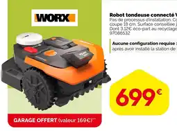 Weldom Worx robot tondeuse connecté offre