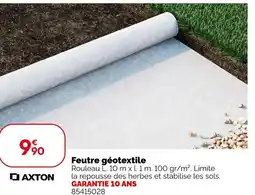 Weldom Axtonaxton feutre géotextile offre