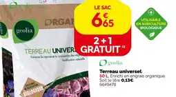 Weldom Geolia terreau universel offre