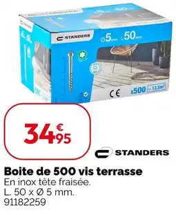 Weldom Boite de 500 vis terrasse offre