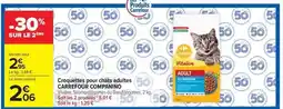 Carrefour Market Carrefour - croquettes pour chats adultes companino offre