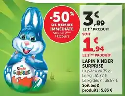 Hyper U Ferrero rocher - lapin kinder surprise offre