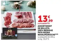 Hyper U Pata negra - assortiment de bellota 100% iberique navalpedroche offre