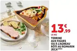 Hyper U Jeca - terrine aux figues ou à l'agneau roti au romarin offre
