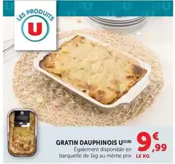 Hyper U U - gratin dauphinois offre