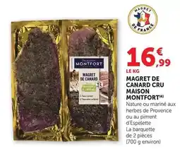 Hyper U Canard - magret de cru offre