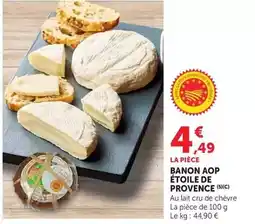 Hyper U Banon aop étoile de provence offre