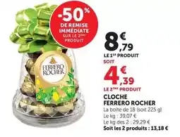 Hyper U Ferrero rocher - cloche offre