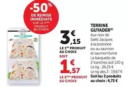 Hyper U Guyader - terrine offre
