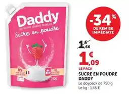 Hyper U Daddy - sucre en poudre offre