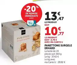 Hyper U Erhard - panettone surgele offre