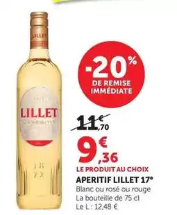 Hyper U Lillet - aperitif 17° offre