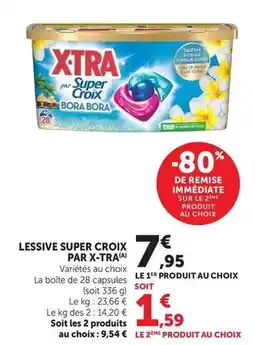 Hyper U X-tra - lessive super croix par offre