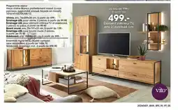 Möbel Martin Programme séjour Vieux chêne Bianco partiellement massif offre