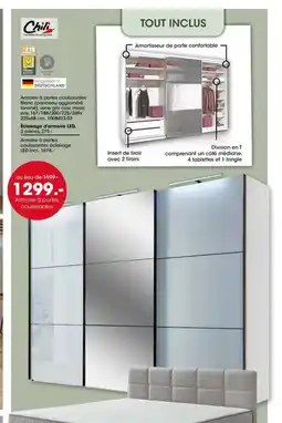 Möbel Martin Armoire à portes coulissantes offre