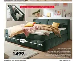 Möbel Martin Lit boxspring familial offre