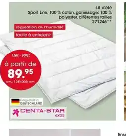 Möbel Martin Lit d'été Sport Line, 100% coton offre