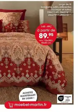 Möbel Martin Linge de lit offre