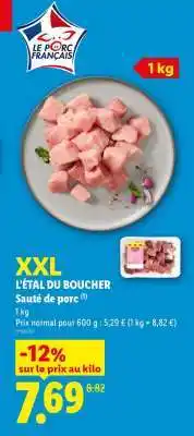 Lidl Sauté de porc offre