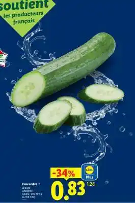 Lidl CONCOMBRE offre