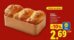 Lidl Brioche feuilletée offre