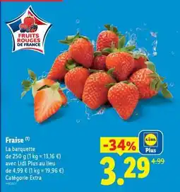Lidl FRAISE offre