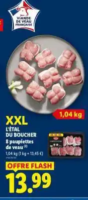 Lidl 8 paupiettes de veau offre