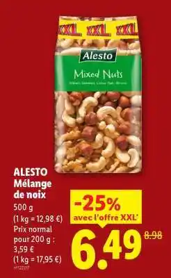 Lidl ALESTO Mélange de noix offre