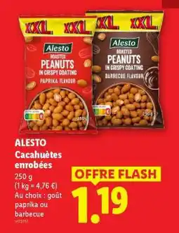 Lidl ALESTO Cacahuètes enrobées offre