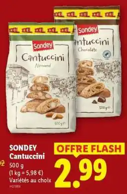 Lidl SONDEY Cantuccini offre