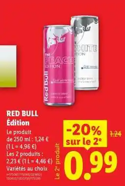 Lidl RED BULL Édition offre