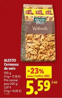 Lidl ALESTO Cerneaux de noix offre