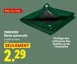Lidl PARKSIDE Bâche universelle offre
