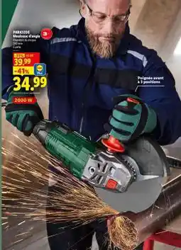 Lidl PARKSIDE Meuleuse d'angle offre