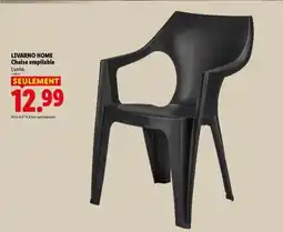 Lidl LIVARNO HOME Chaise empilable offre