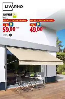 Lidl LIVARNO HOME Store d'extérieur offre