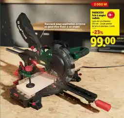 Lidl PARKSIDE Scie à onglet radiale offre