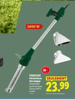 Lidl PARKSIDE Désherbeur thermique offre