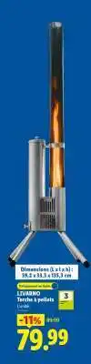 Lidl LIVARNO Torche à pellets offre
