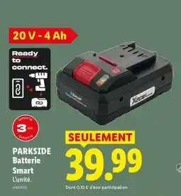 Lidl PARKSIDE Batterie Smart offre