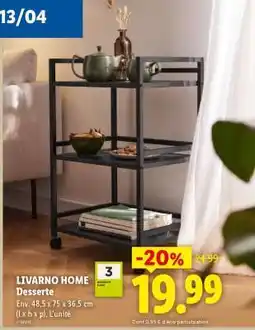 Lidl LIVARNO HOME Desserte offre