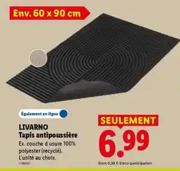 Lidl LIVARNO Tapis antipoussière offre