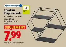 Lidl LIVARNO Étagère murale offre