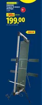 Lidl PARKSIDE Coupeur de mousse électrique offre