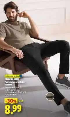 Lidl ESMARA MEN Pantalon parachute homme offre