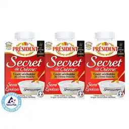 Carrefour Market Président secret de crème offre