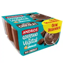 Carrefour Market Andros dessert gourmand & végétal offre découverte offre