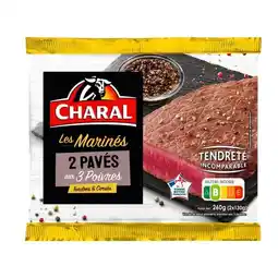Carrefour Market Charal 2 pavés de bœuf marinés aux 3 poivres charal offre